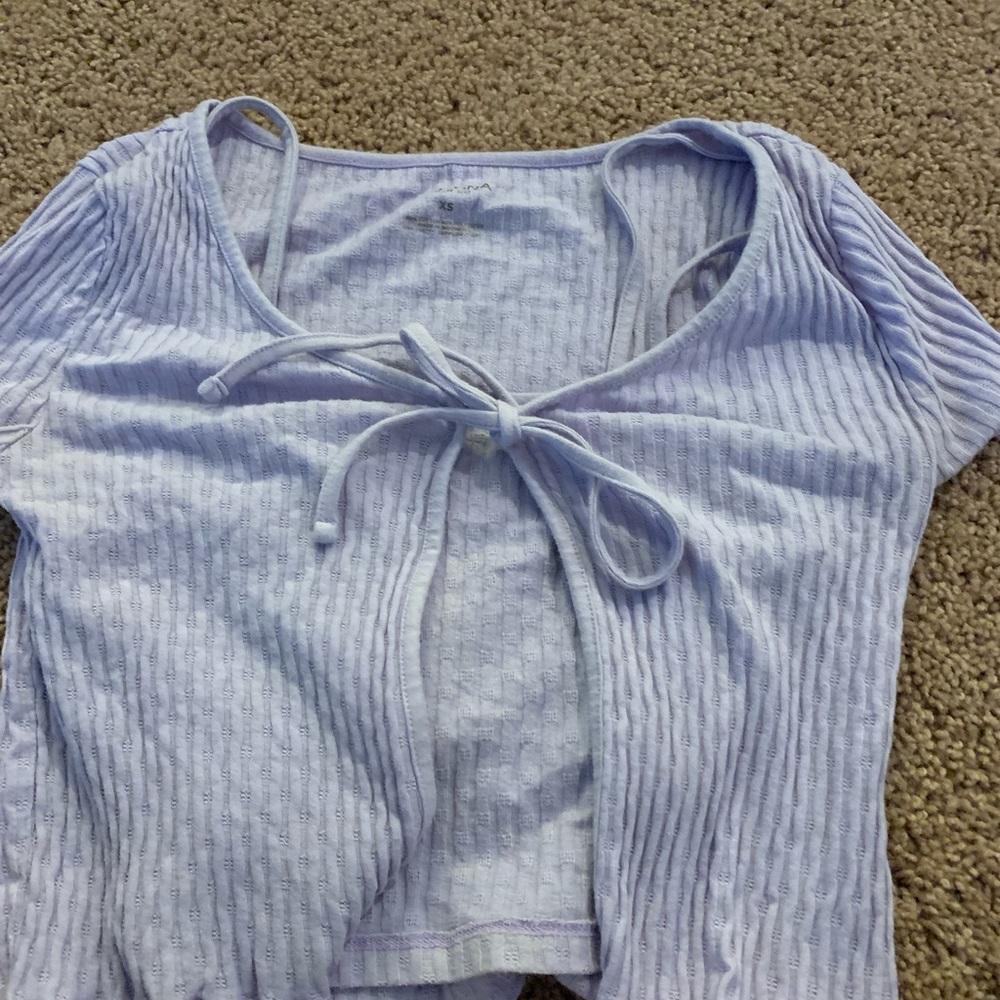 Purple 2 piece top